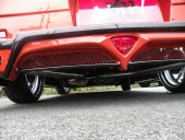 左右斜めＷ出しマフラー