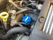 CROSSオイルフィラーキャップ EFエンジン装着例